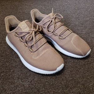 MENS Adidas Tubular Shadow Trainers in Brown sz 10